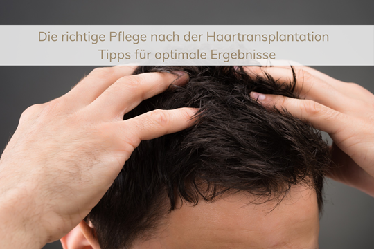 Pflege nach Haartransplantation - AEZ Hair, Haarzentrum in München